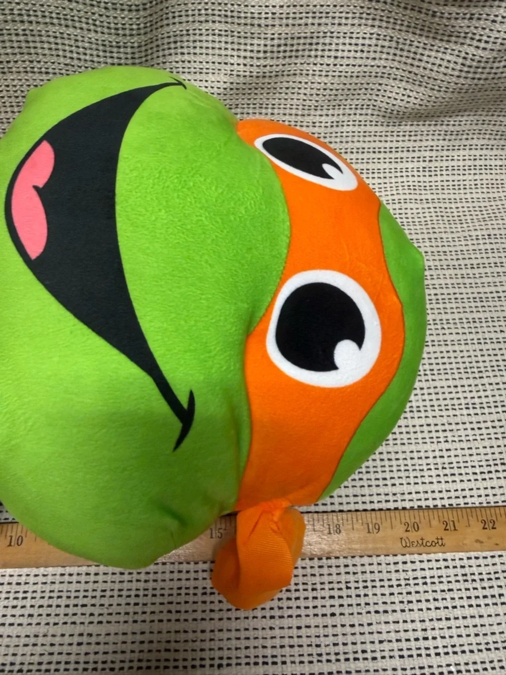 🔥🔥5/$25! Teenage Mutant Ninja Turtles Michelangelo Plush Large 20in